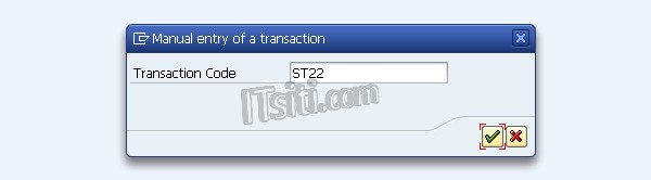 Manual entry of a transaction